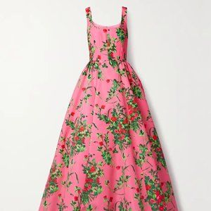 NWT Carolina Herrera designer floral gown from Spring 23 collection